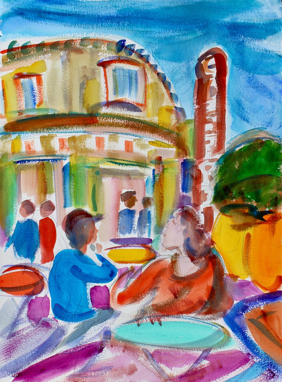 Café i Castro, San Francisco, 2018 av Richard Fox