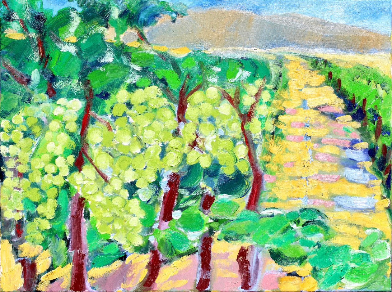 Chardonnay druvor, Napa, 2019 av Richard Fox