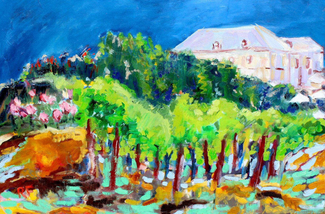 Chateau och Vines, 2017 av Richard Fox