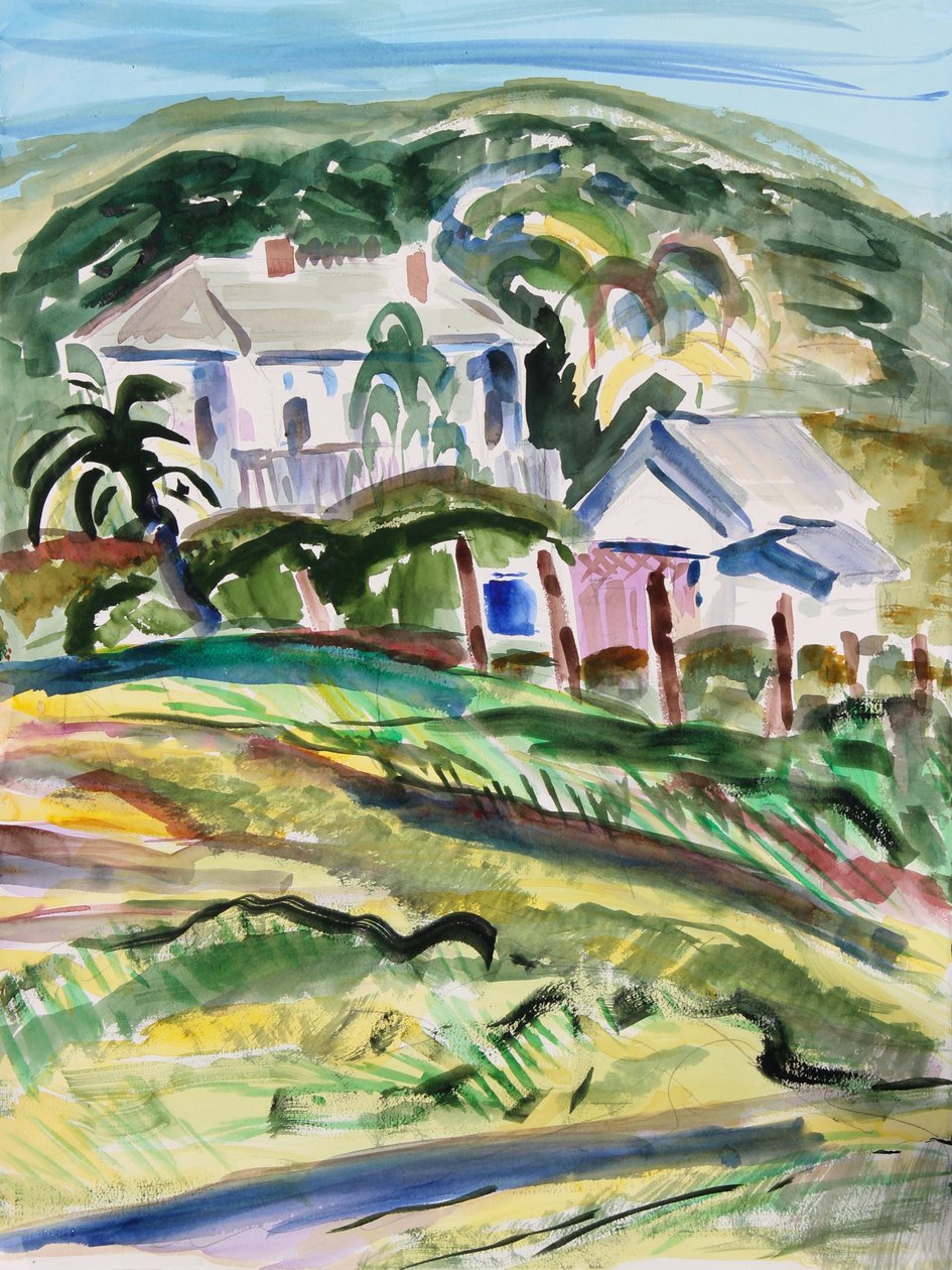 Bondgård nära Yountville, 2019 av Richard Fox