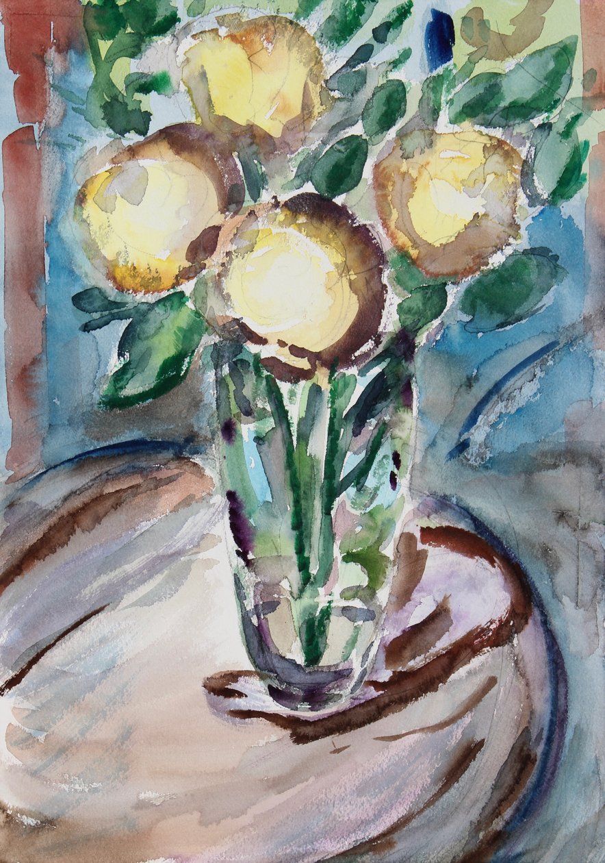 Blommor på slutbordet, 2020 av Richard Fox