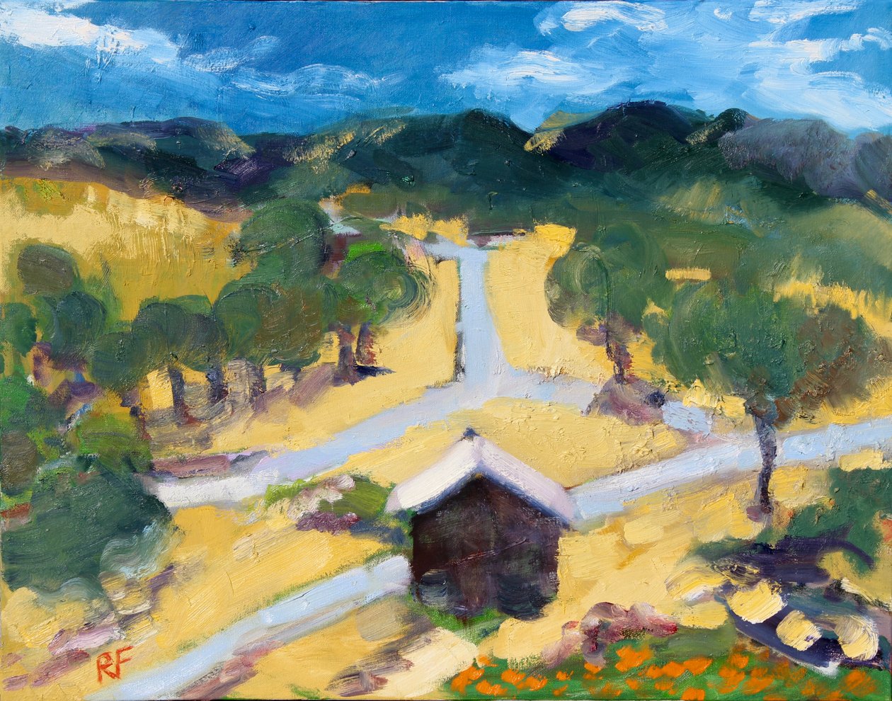 Korsande vägar, Atlas Peak, 2019 av Richard Fox