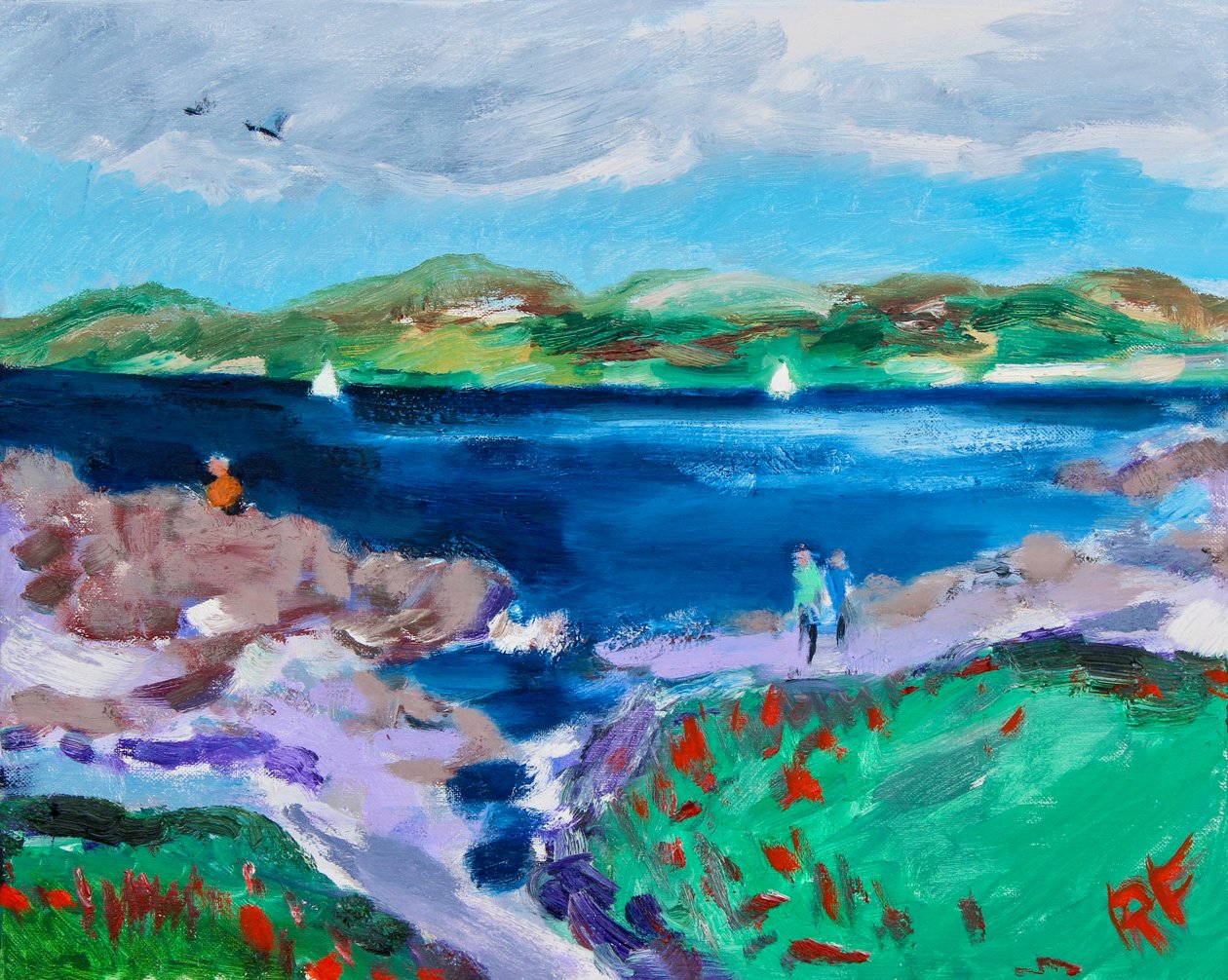 Sen eftermiddag, Monterey, 2017 av Richard Fox
