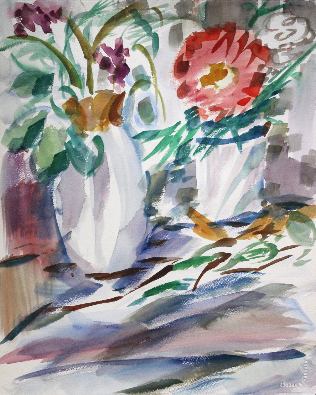 Stilleben med skuggor, 2014 av Richard Fox