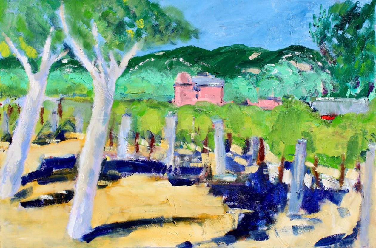 Träd och skuggor, 2019 av Richard Fox