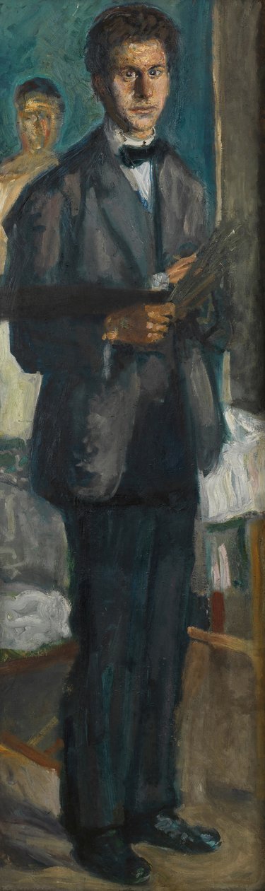 Självporträtt med palett, 1906-1907. av Richard Gerstl
