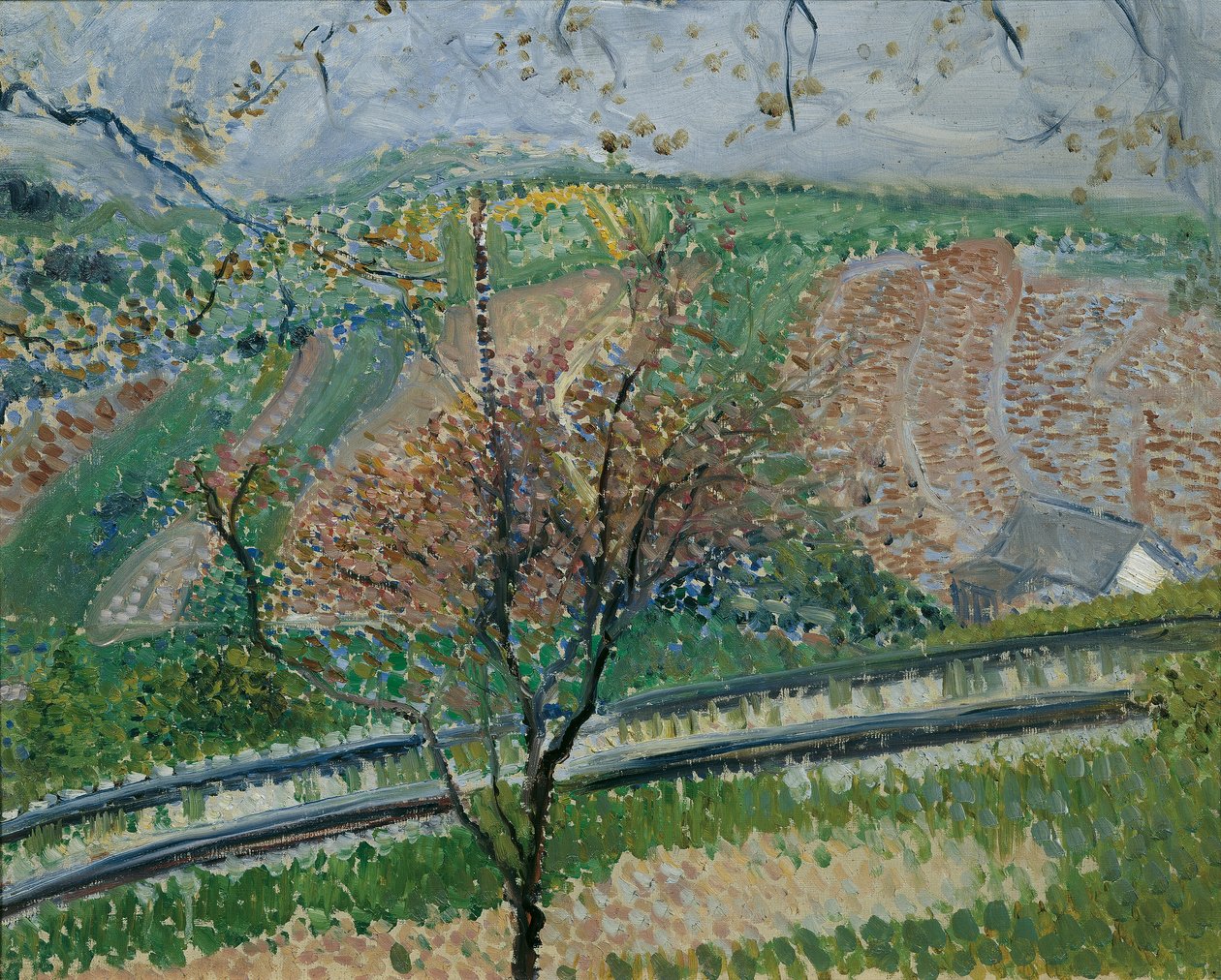 Kuggjärnvägens väg till Kahlenberg av Richard Gerstl