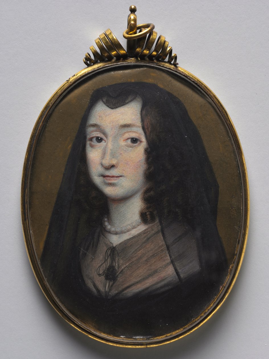 Porträtt av Elizabeth Morrison, Lady Capell av Hadham, ca. 1650. av Richard Gibson