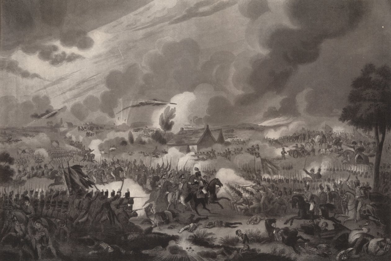 Slaget vid Waterloo, 18 juni 1815, 1817 1909 av Richard Gibson Reeve
