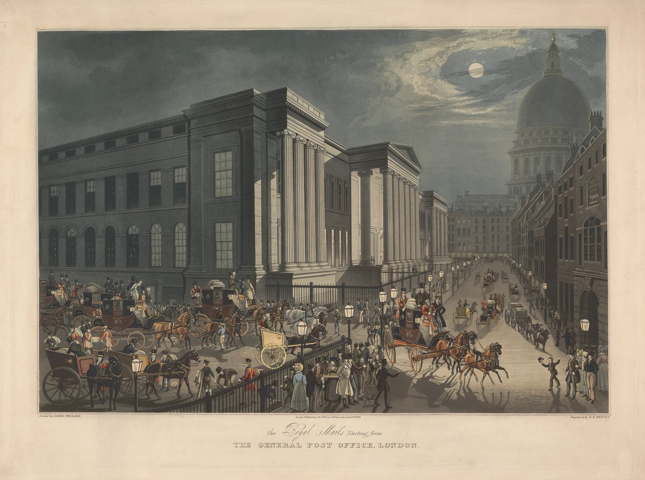Coachning: The Royal Mails med start från General Post Office, London av Richard Gilson Reeve