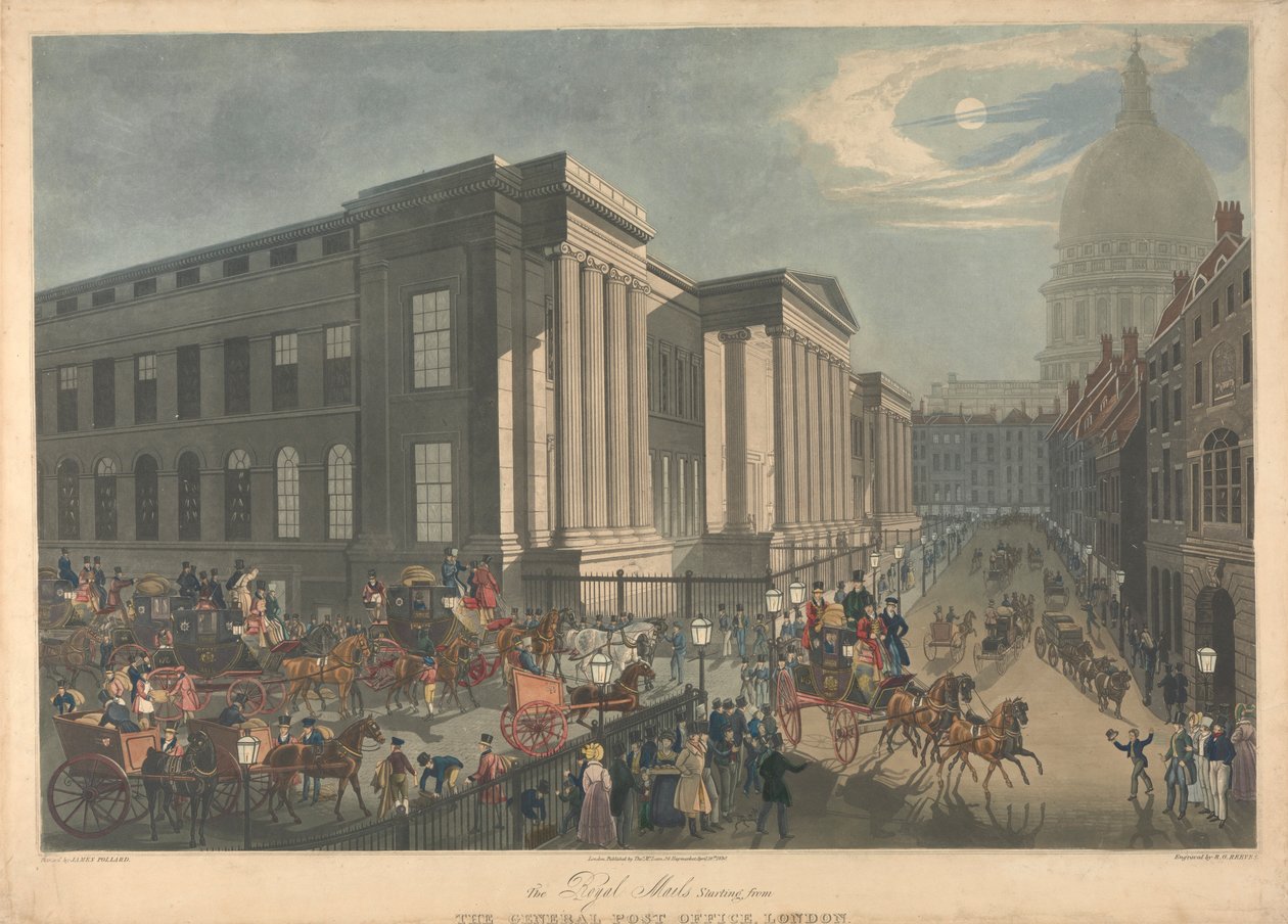 The Royal Mails med start från General Post Office, London av Richard Gilson Reeve