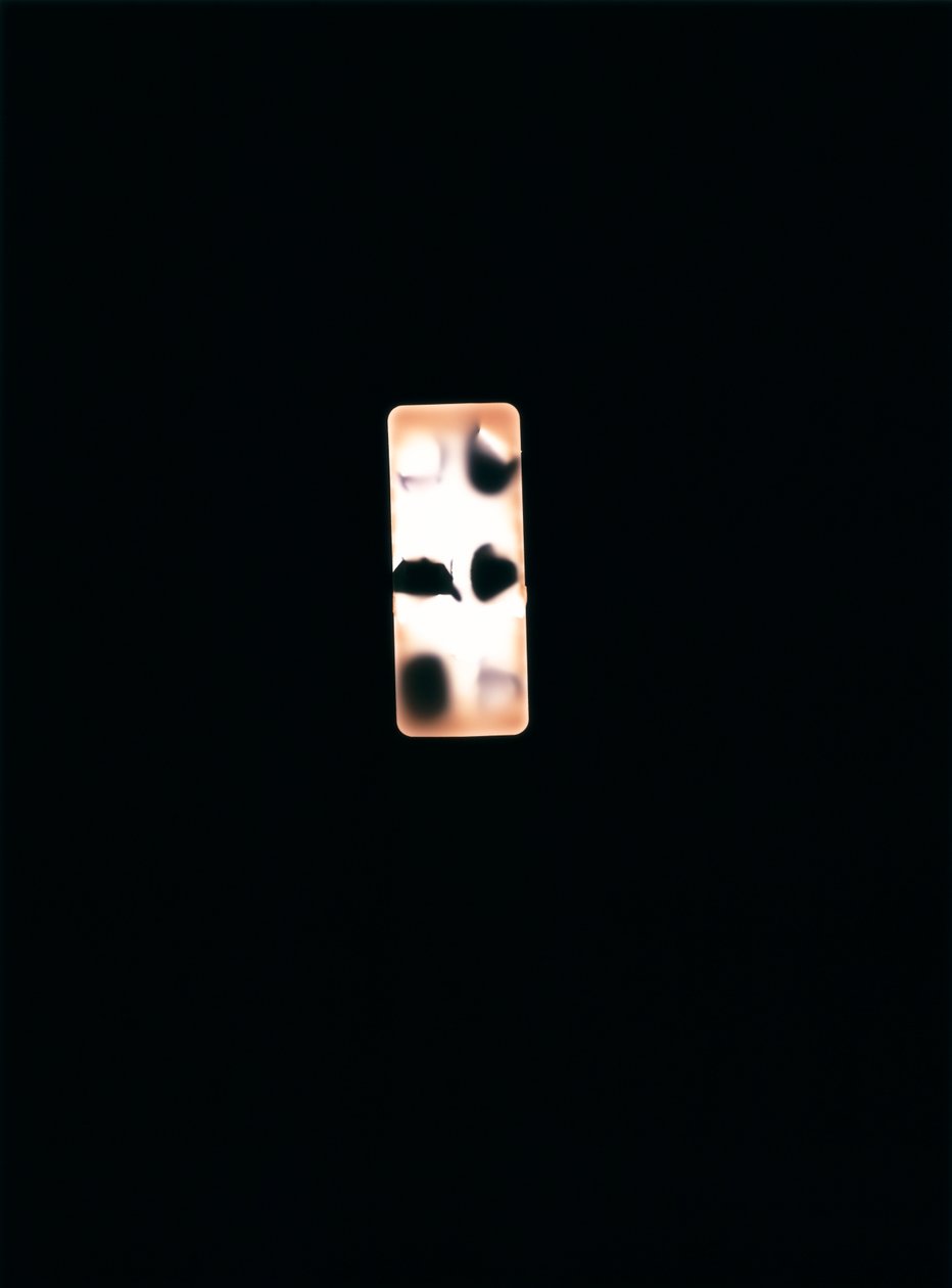 Namnlös, 2004 (unikt fotogram av c-typ) av Richard Green