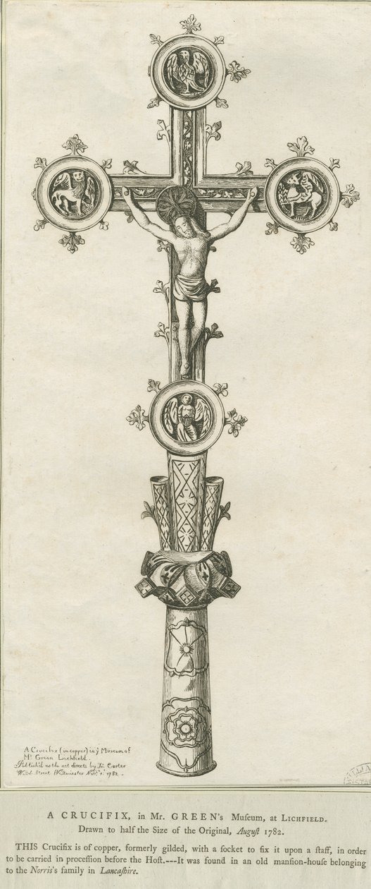 Lichfield - Krucifix: etsning, augusti 1782 (tryck) av Richard Greene