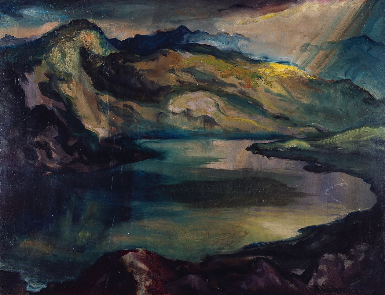 fjällsjö av Richard Harlfinger