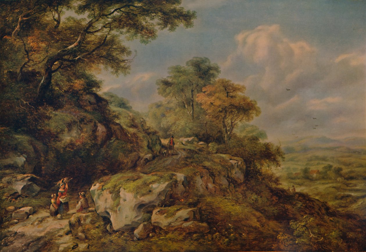 Nära Otford, Kent, 1846, 1935 av Richard Hilder