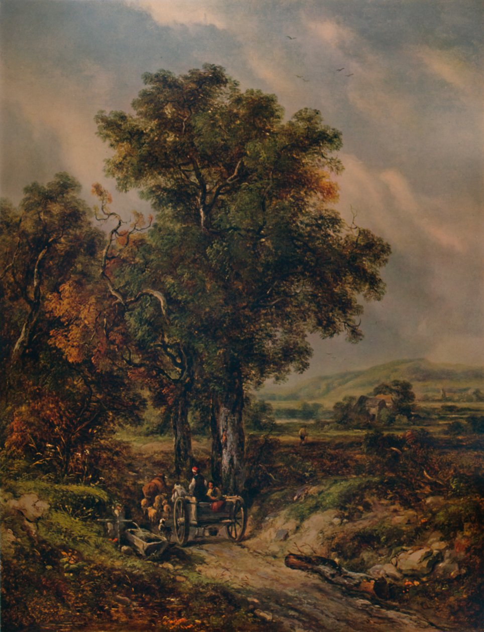 Okehampton, 1800-talet, 1935 av Richard Hilder