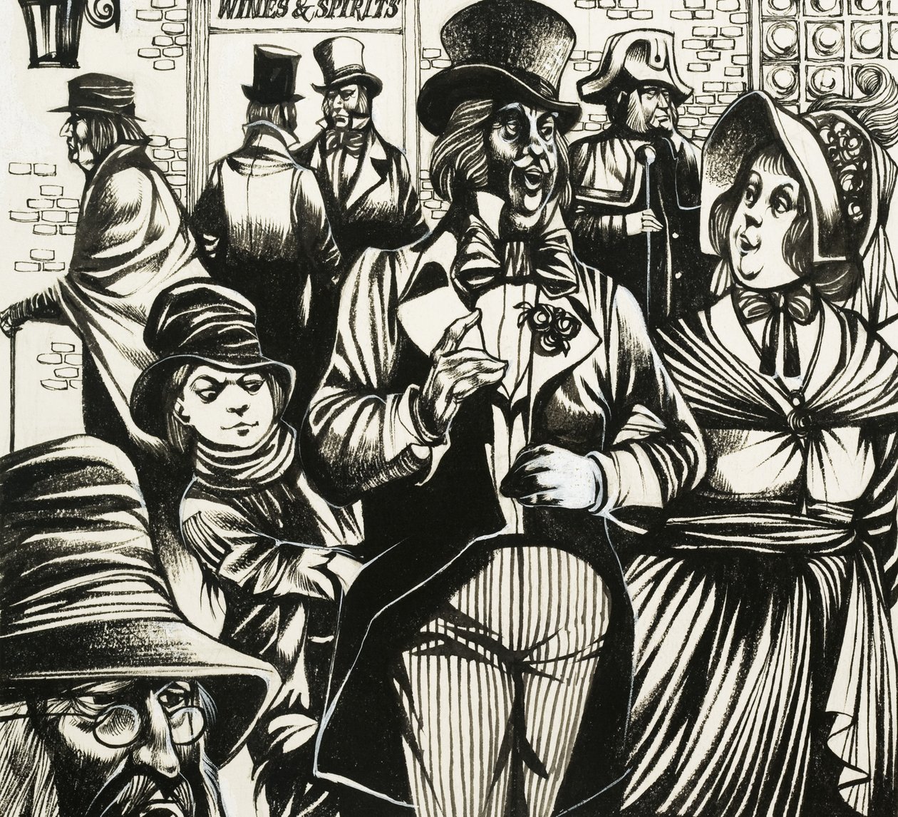 Barn som Dickens Oliver Twist lärde sig att plocka på sig pengar av Richard Hook