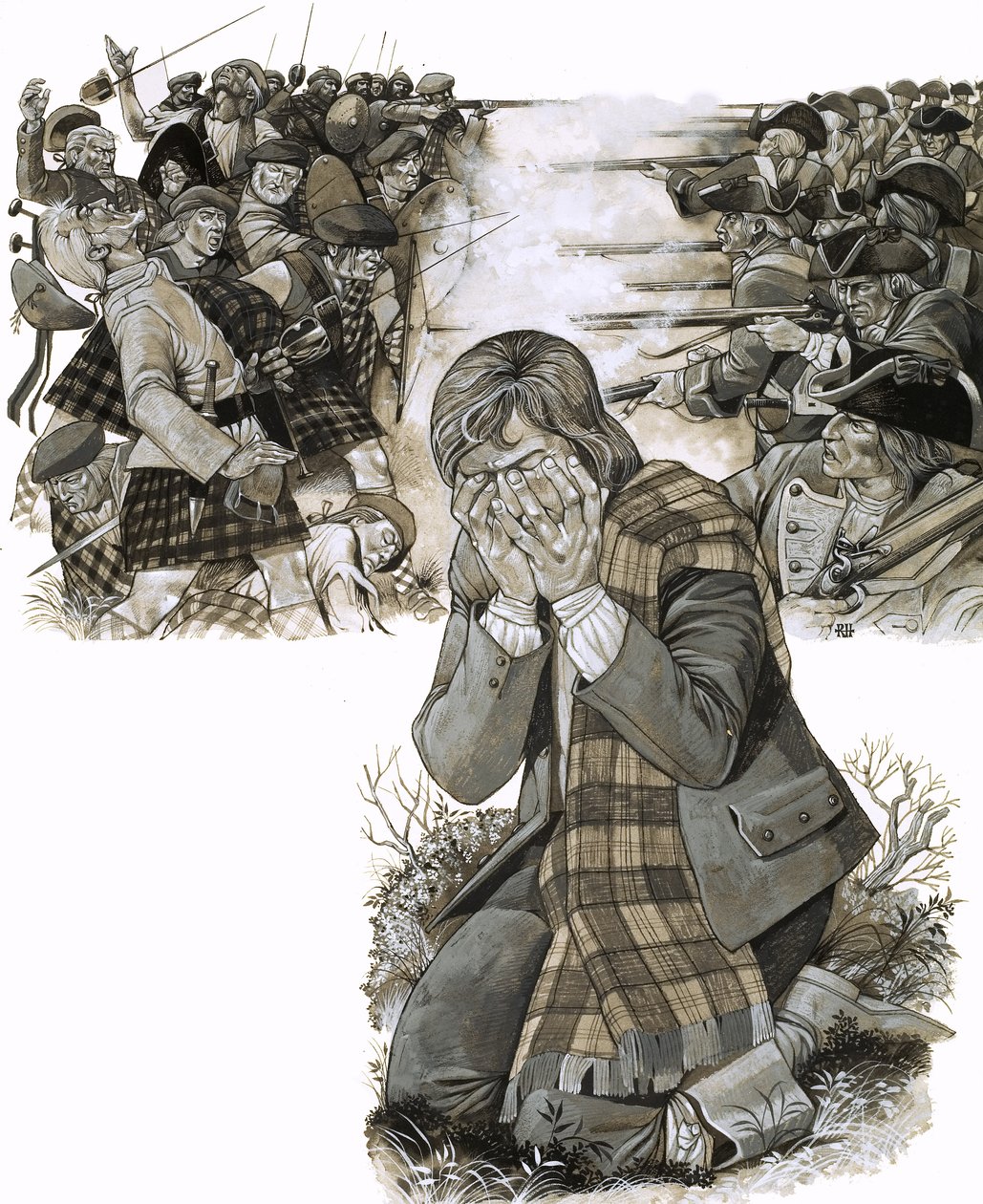 Slaget vid Culloden av Richard Hook
