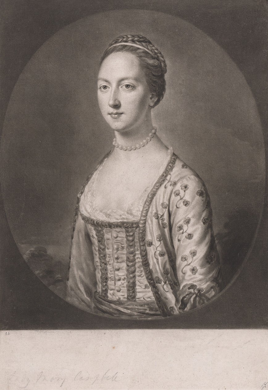 Lady Mary Campbell av Richard Houston