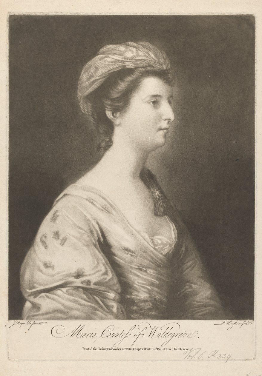 Maria, grevinna Waldegrave av Richard Houston