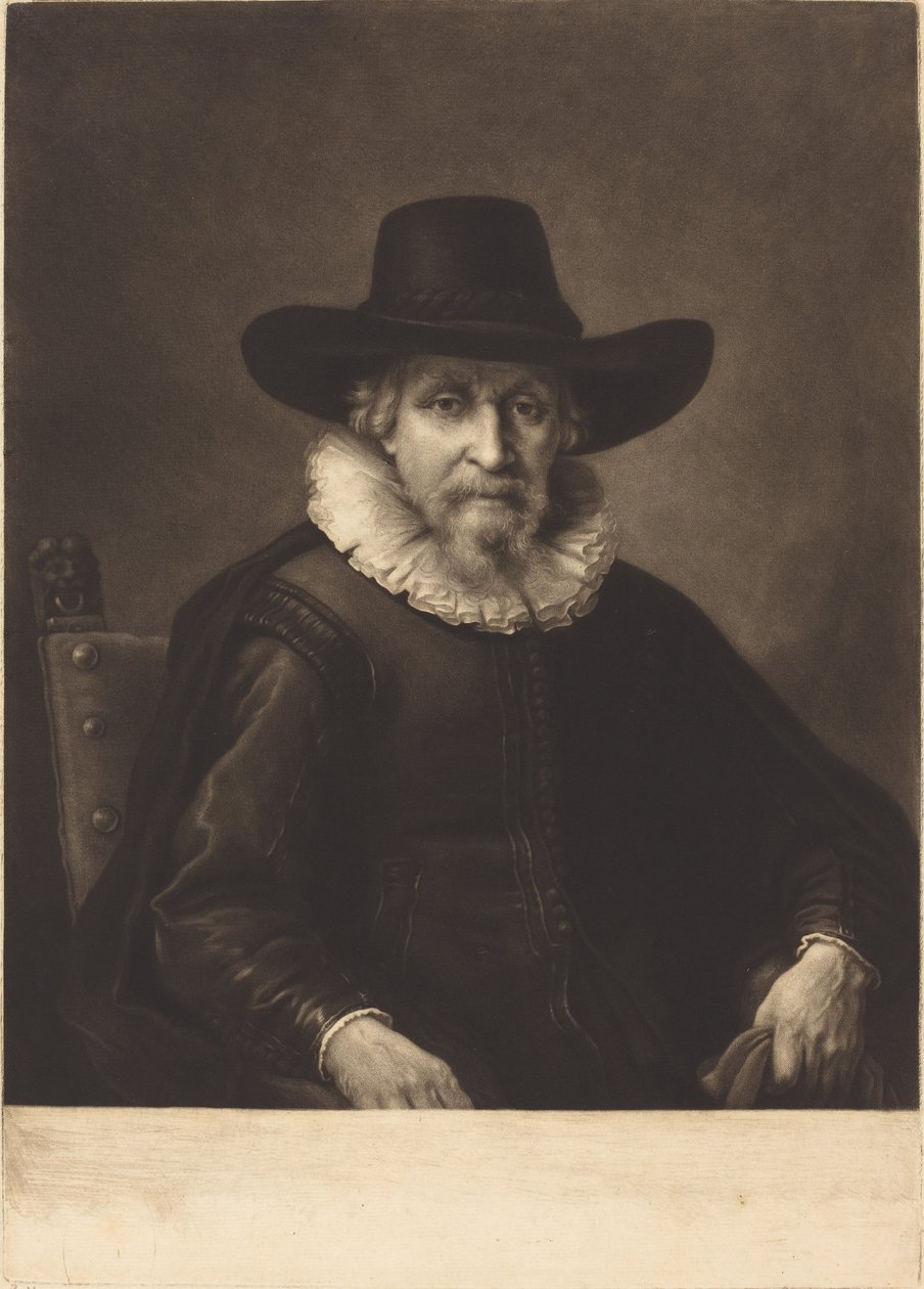 Borgmästaren av Richard Houston after Rembrandt van Rijn