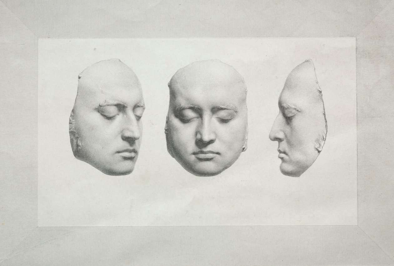 Dödsmask av Sir Thomas Lawrence av Richard James Lane
