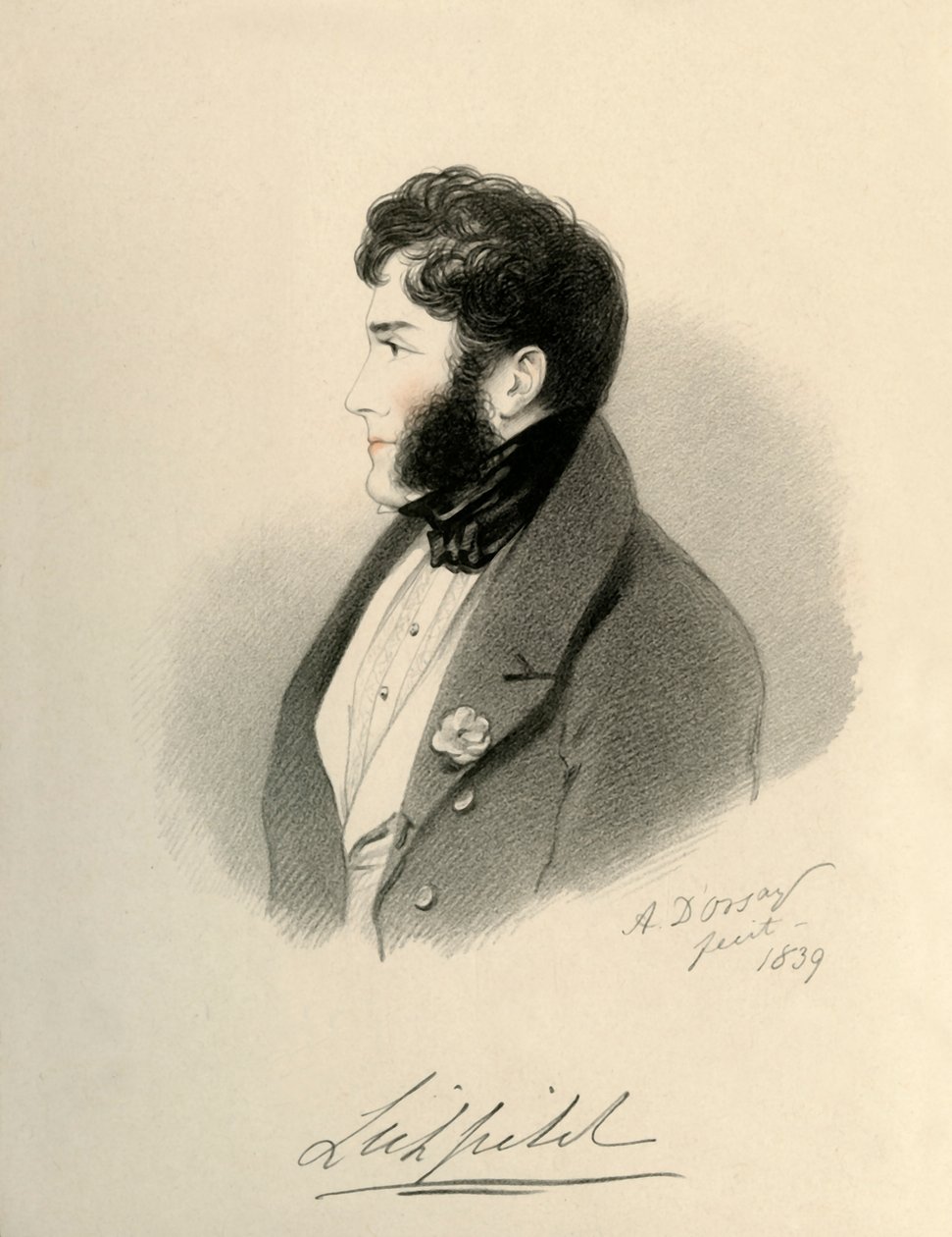 Earl of Lichfield, 1839. av Richard James Lane