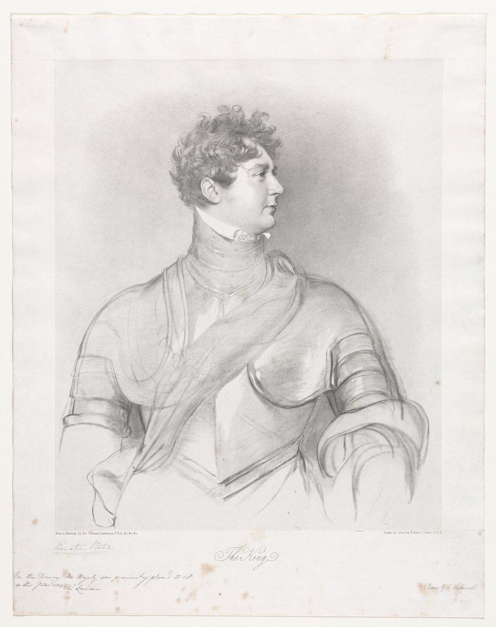 Kungen, George IV av Storbritannien av Richard James Lane
