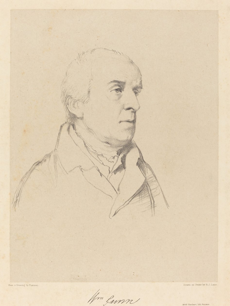 William Gunn av Richard James Lane after John Flaxman