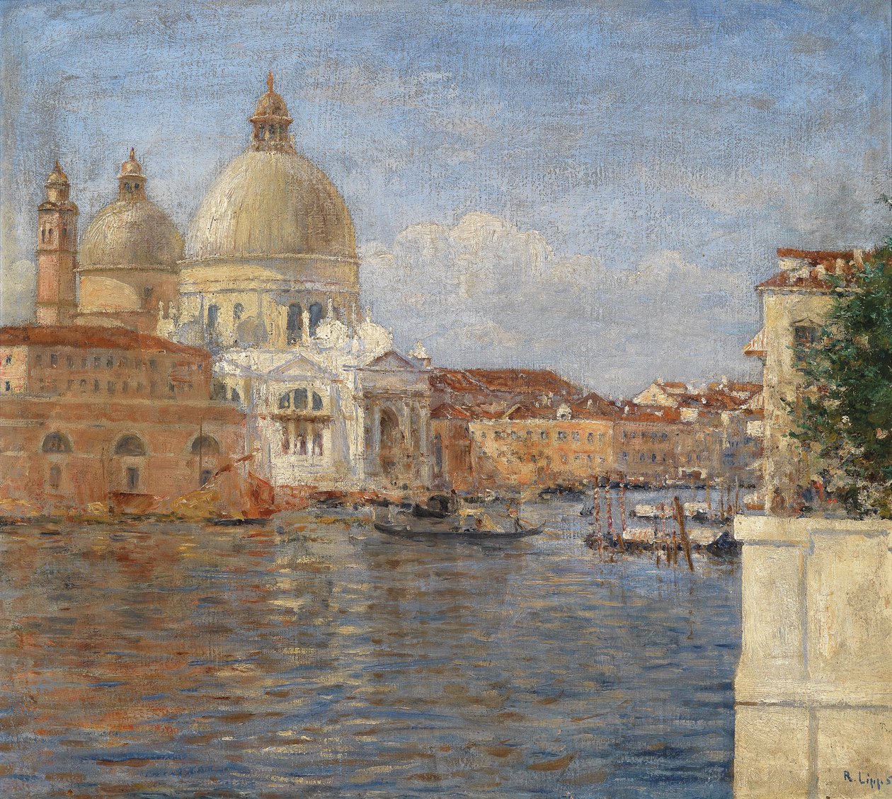 Venedig vid Canal Grande av Richard Lipps
