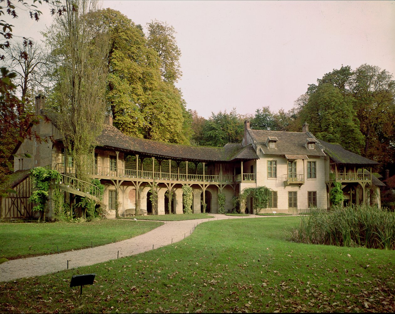 Hameau av Marie-Antoinette (1755-93), byggd 1783-86 av Richard Mique