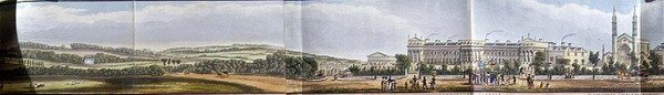 Hampstead och Gloucester Terrace, detalj från "A Panoramic View round the Regent