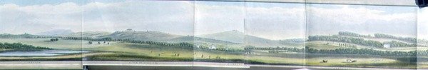 Little Primrose Hill, Primrose Hill och Hampstead, detalj från "A Panoramic View round the Regent