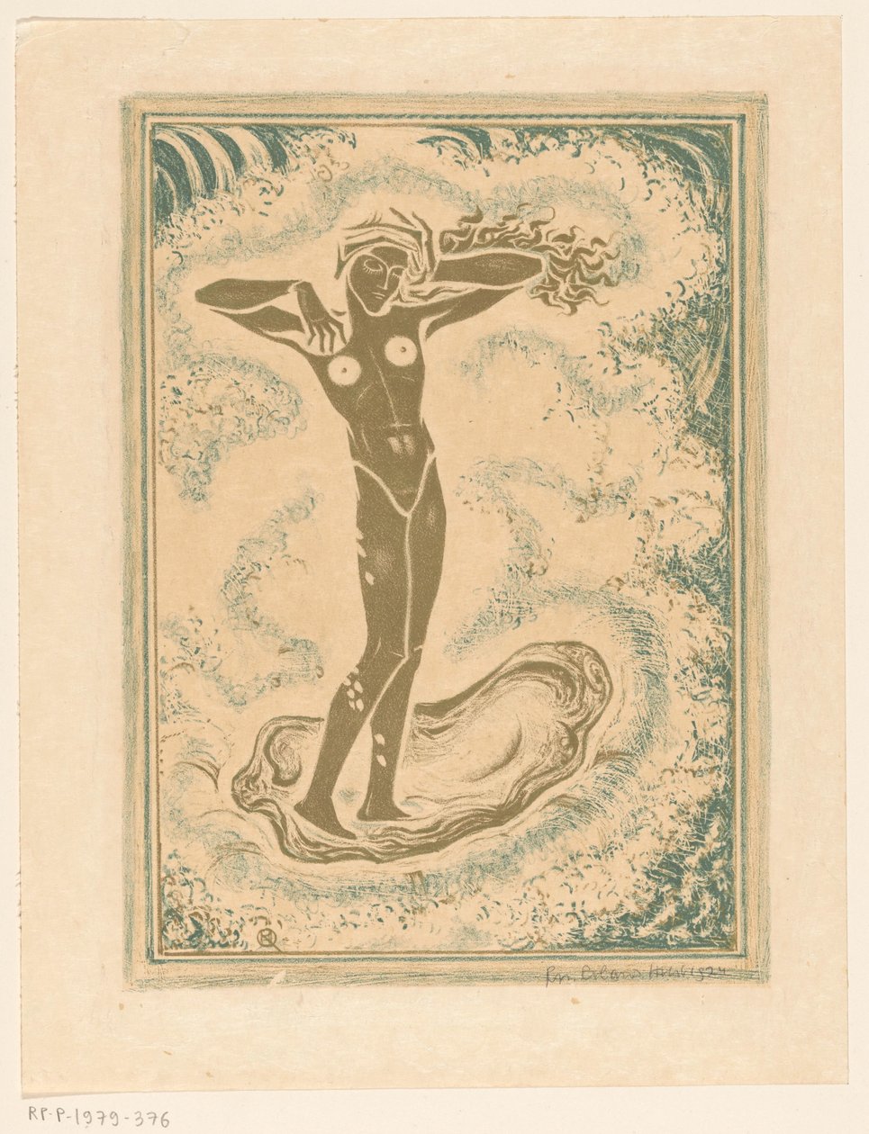 Venus födelse av Richard Nicolaüs Roland Holst (signed by artist)