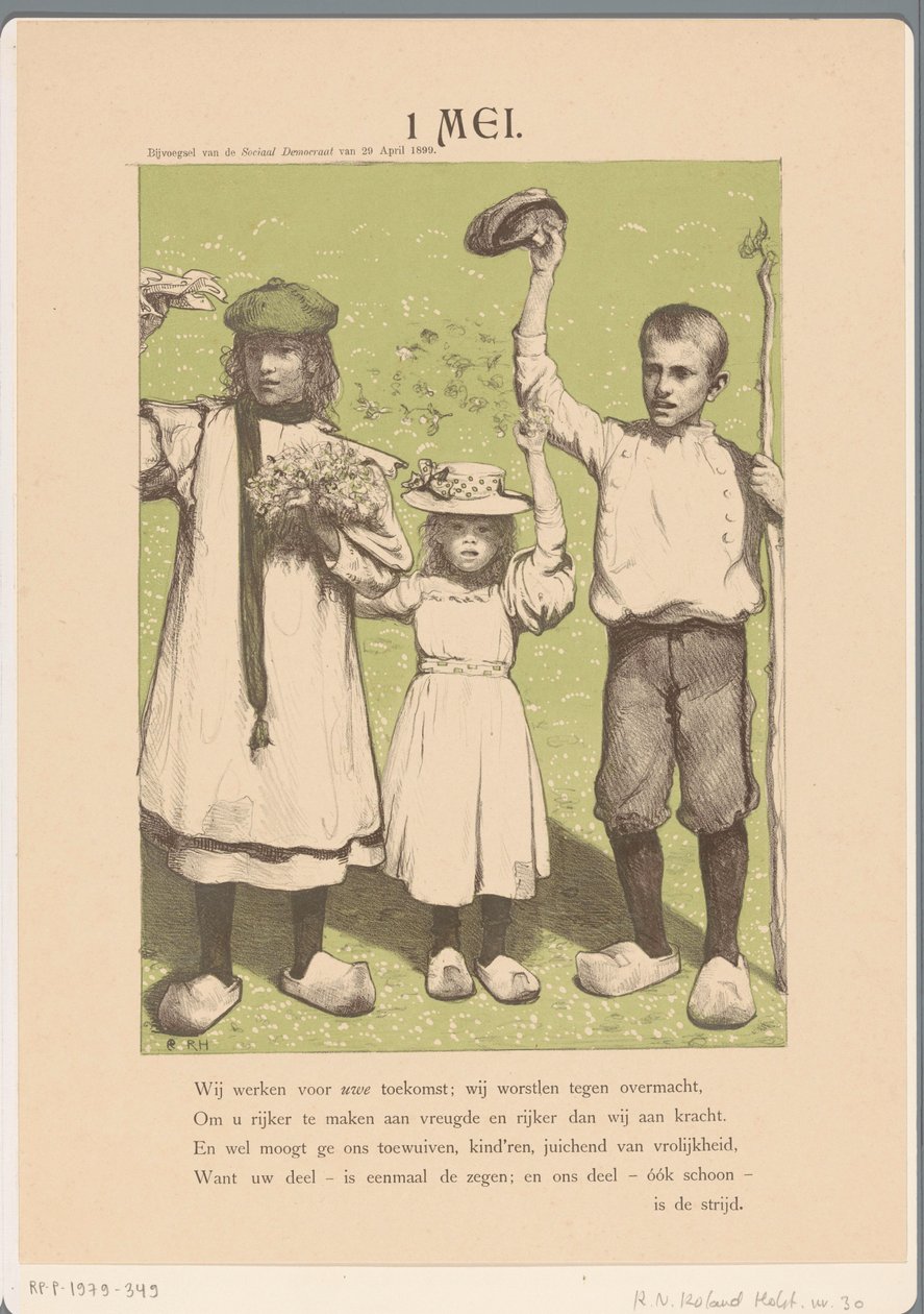 1 maj (originaltitel på objekt) av Richard Nicolaüs Roland Holst