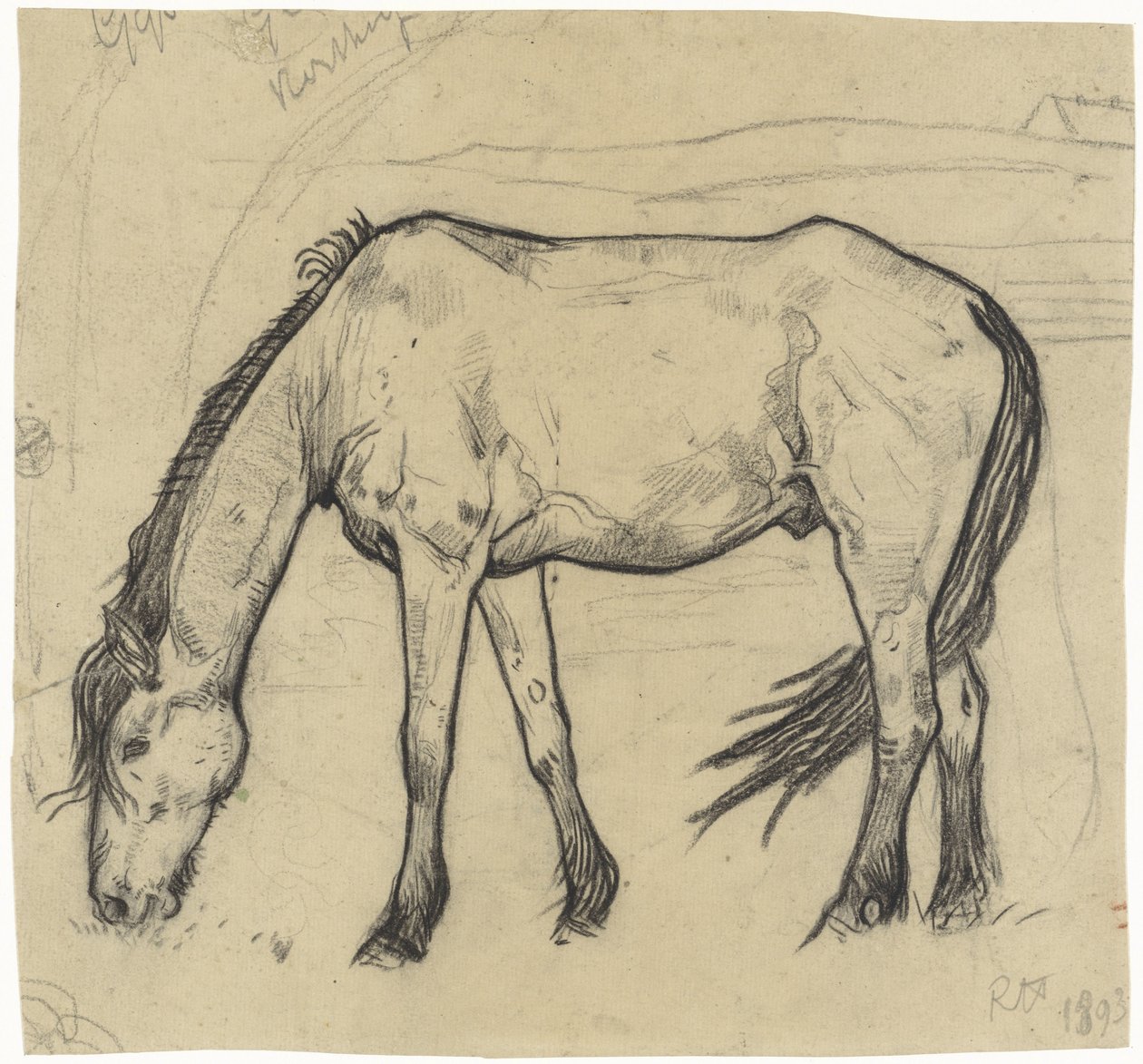 Betande häst i Noordwijk av Richard Nicolaüs Roland Holst