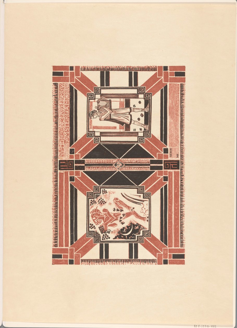 Omslagsdesign för: Concertgebouw Amsterdam Program av Richard Nicolaüs Roland Holst