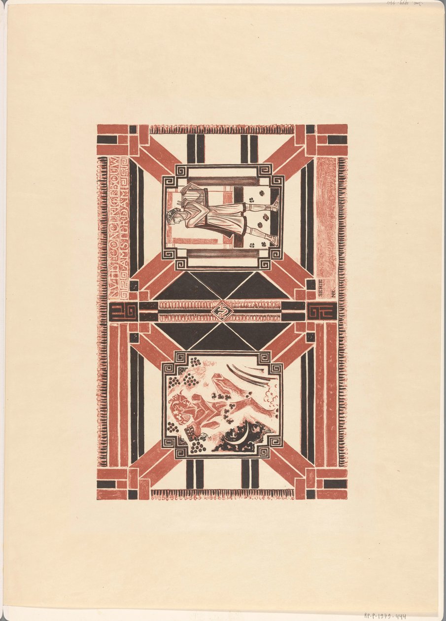 Omslagsdesign för: Concertgebouw Amsterdam Program av Richard Nicolaüs Roland Holst