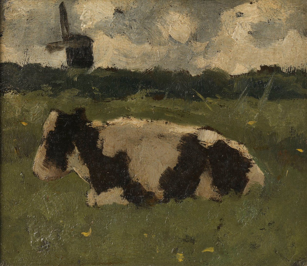 Vilande ko med en kvarn av Richard Nicolaüs Roland Holst