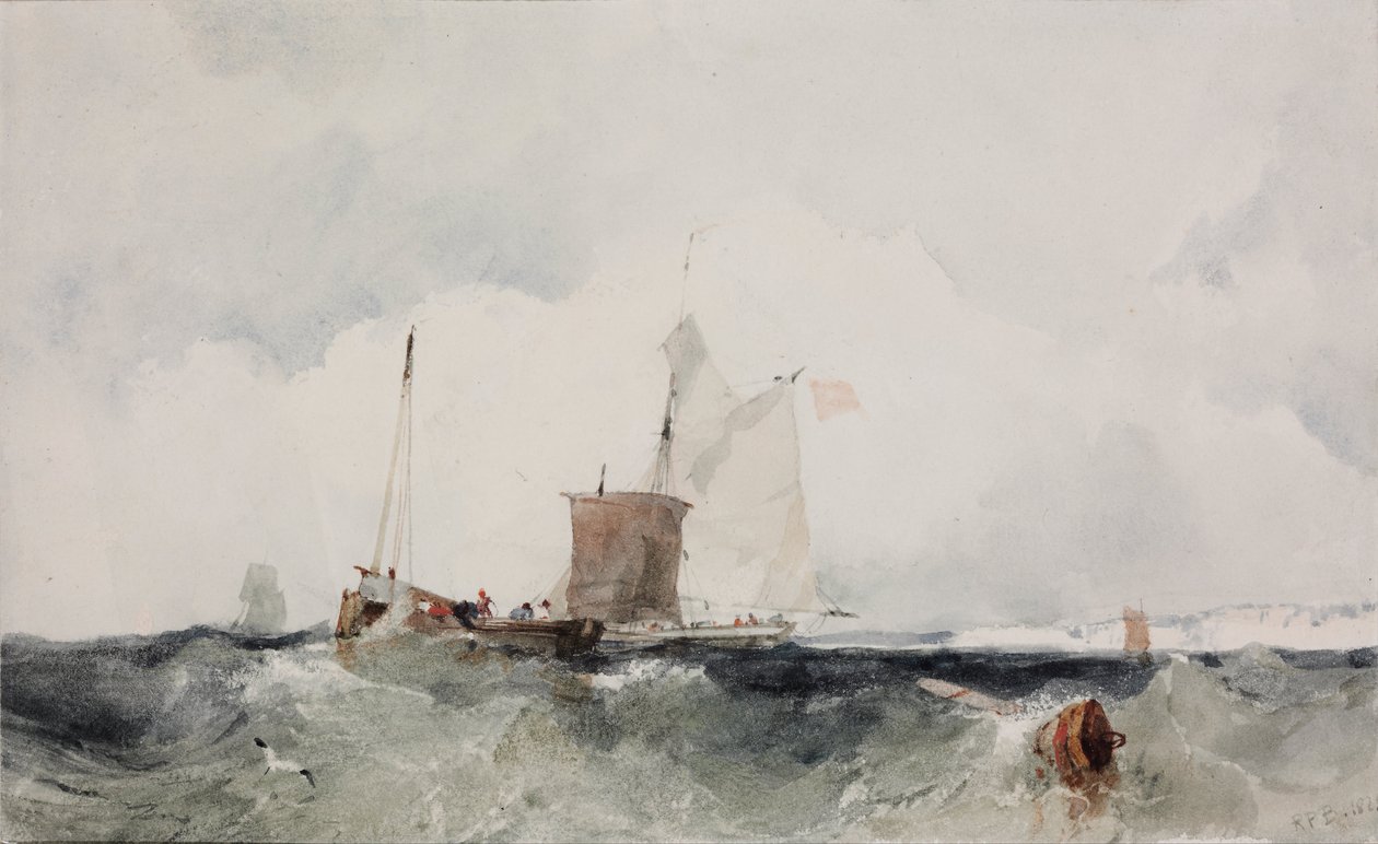 Vid den engelska kusten av Richard Parkes Bonington
