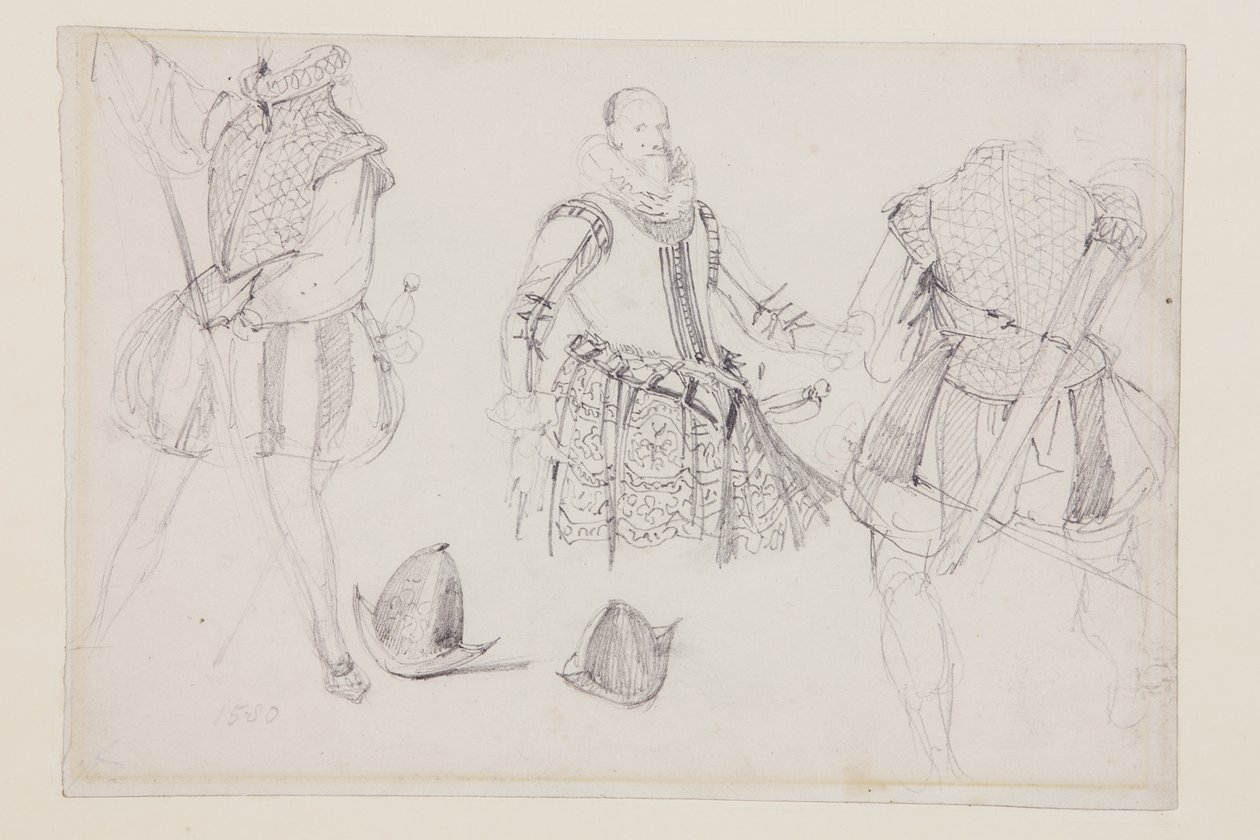 Kostymstudier av Richard Parkes Bonington