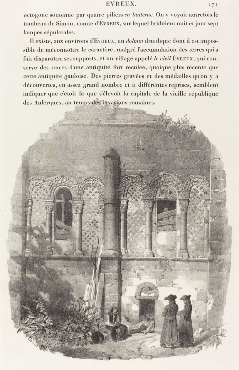 Kyrkan Saint-Taurin, Evreux av Richard Parkes Bonington