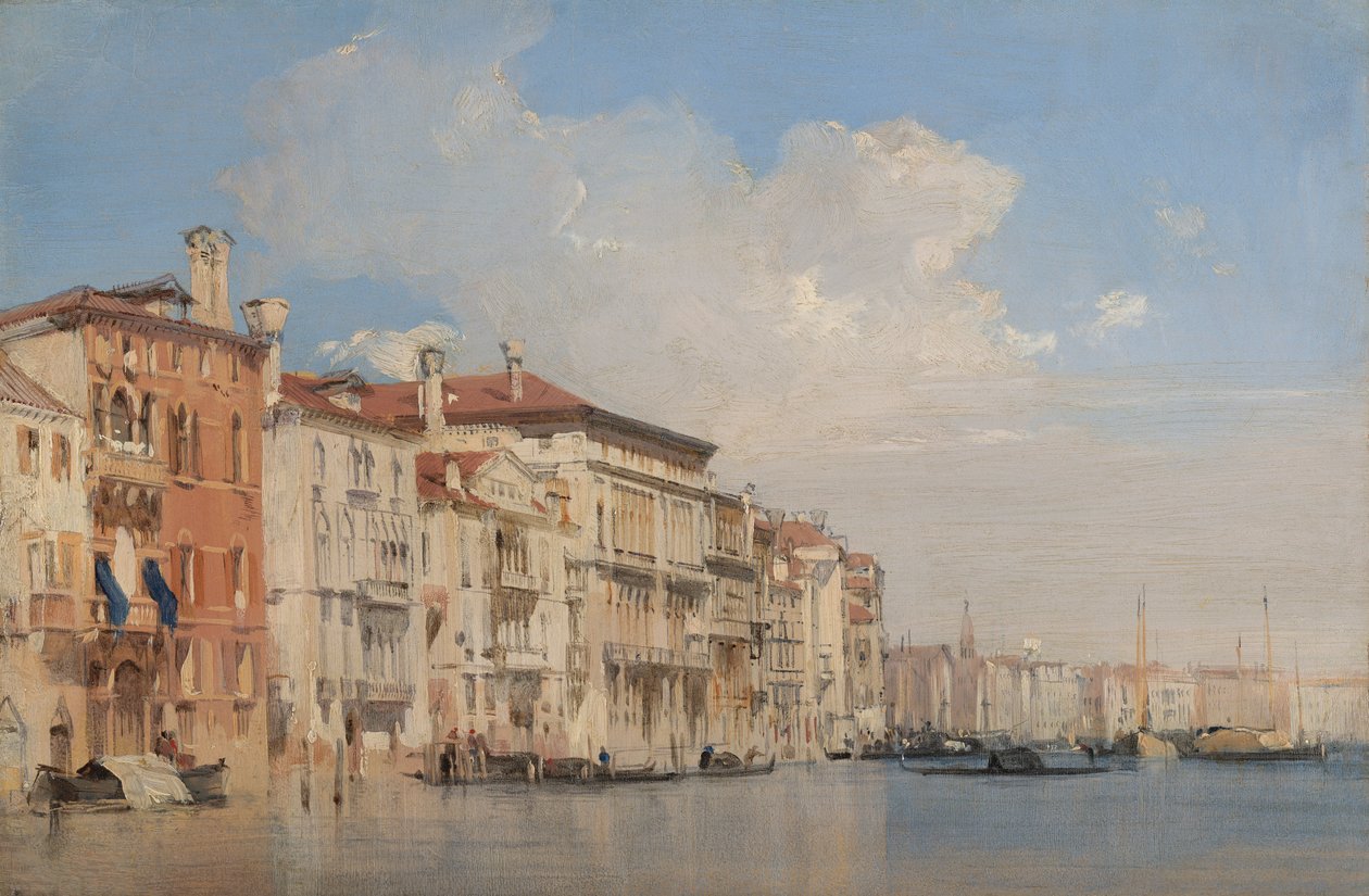 Canal Grande, Venedig av Richard Parkes Bonington