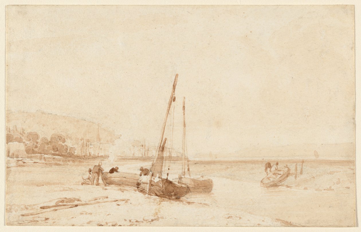 Honfleur av Richard Parkes Bonington
