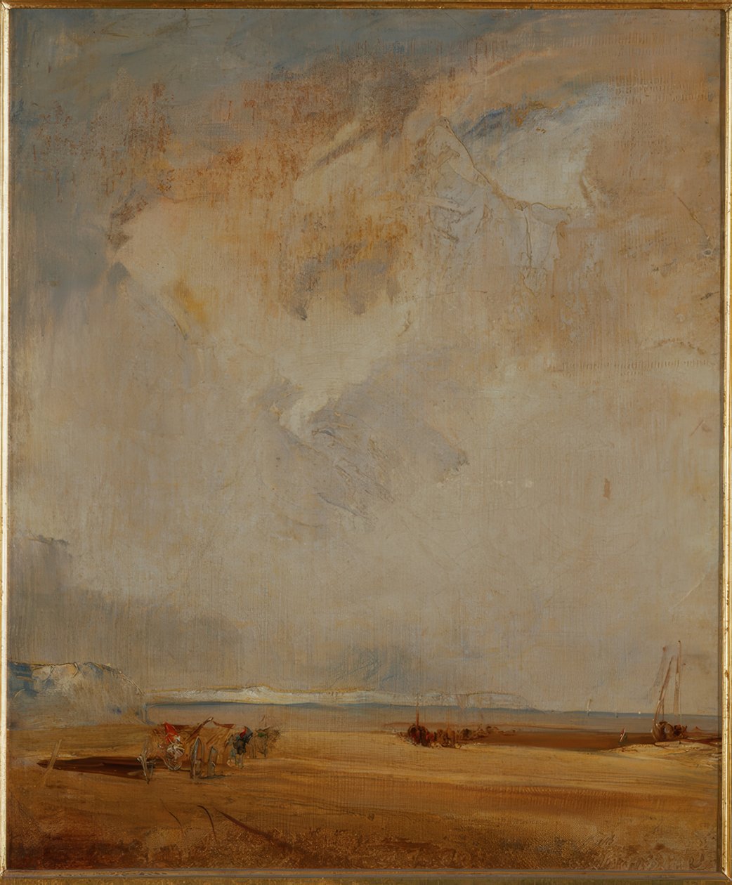 Kusten i Normandie av Richard Parkes Bonington