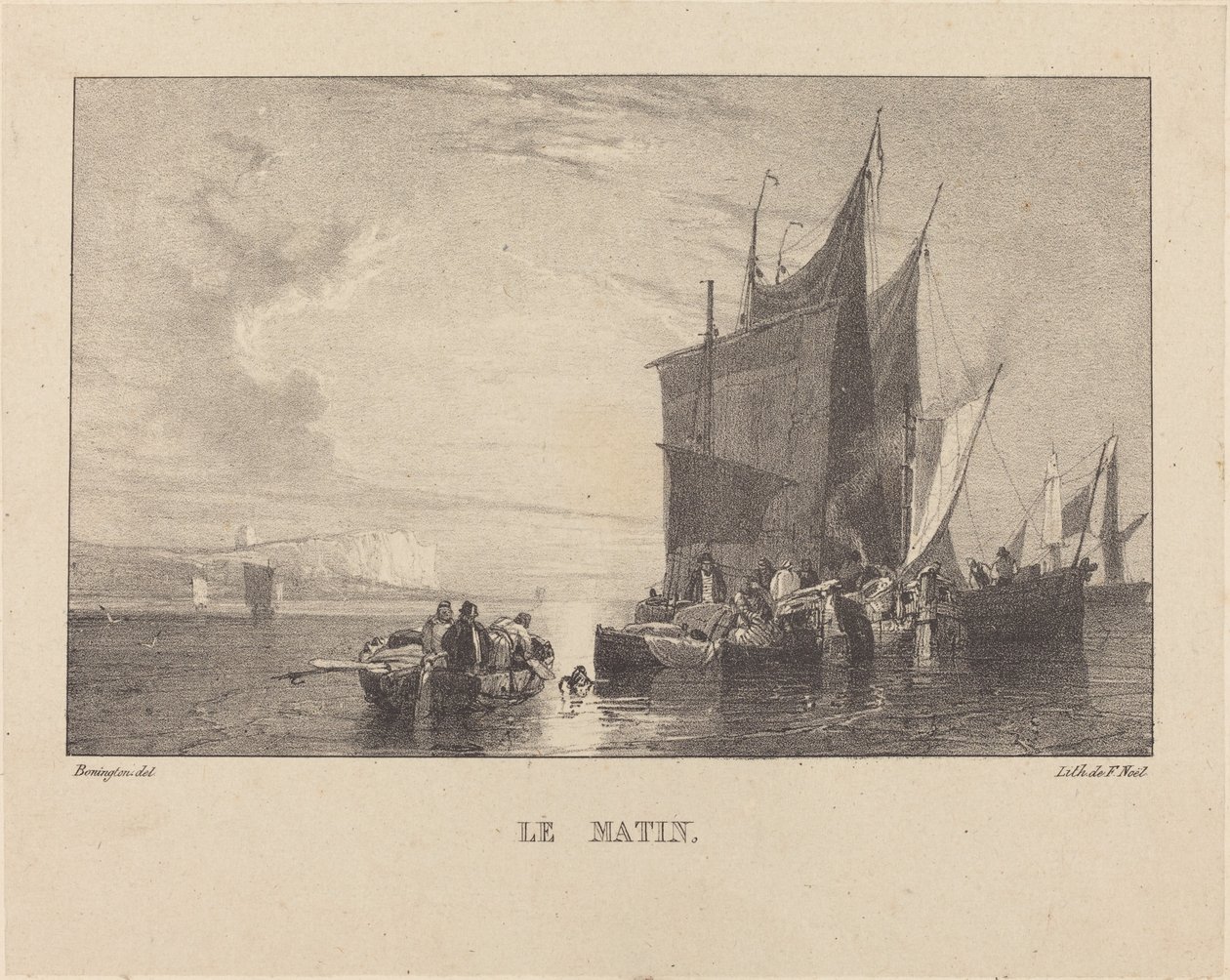 Morgonen av Richard Parkes Bonington