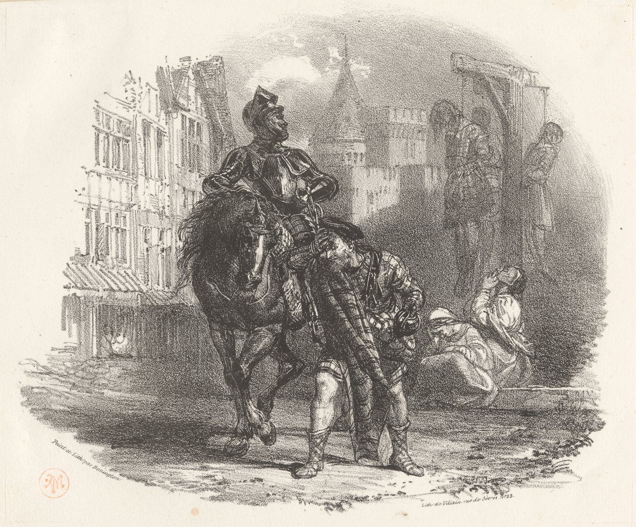 De hängda av Richard Parkes Bonington