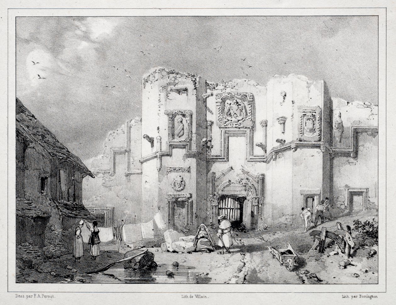 Old Gateway i Stirling av Richard Parkes Bonington