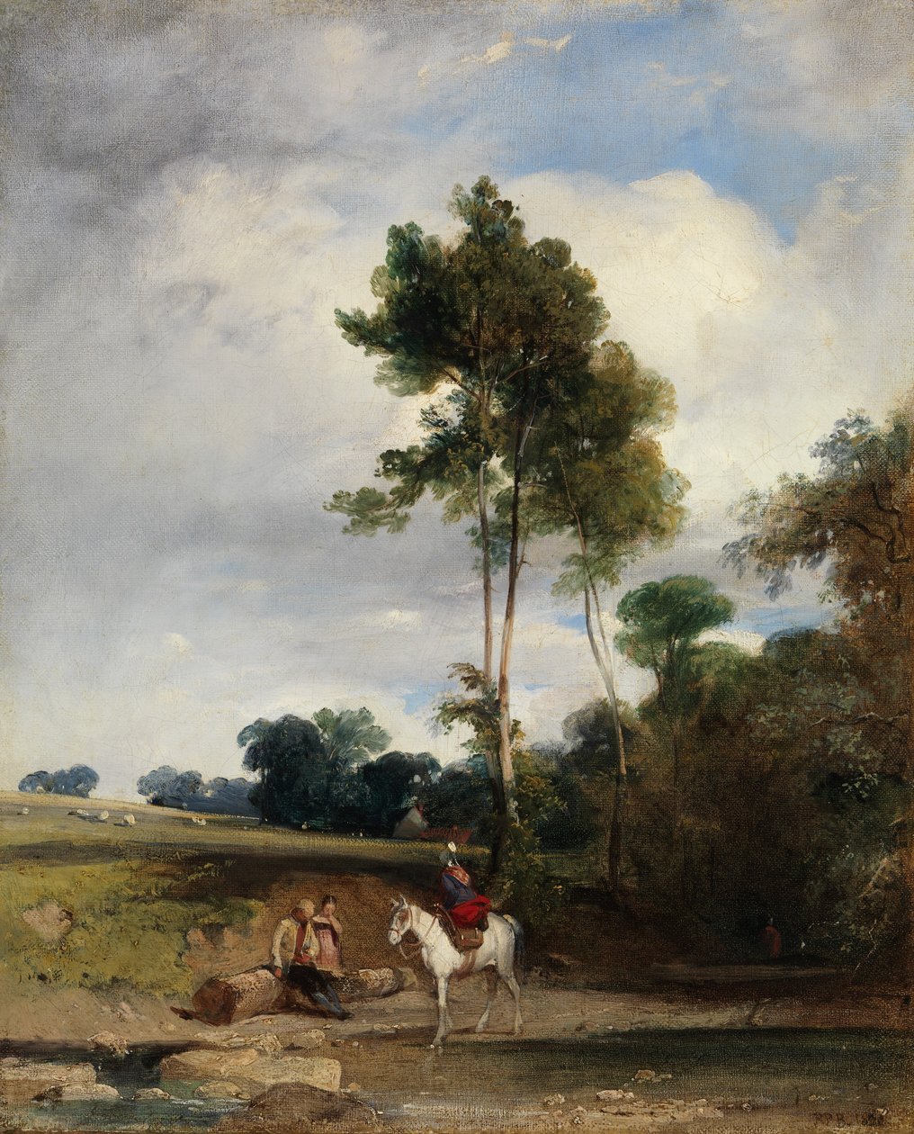 Vägstopp, 1826. av Richard Parkes Bonington