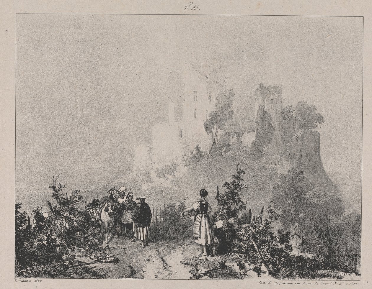 Ruinerna av Chateau d